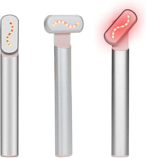 Experience the power of clinically proven microcurrent and red light therapy with our portable skincare wands. Achieve glowing skin with the therapeutic warmth and low-voltage energy em